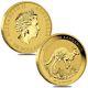 Lot Of 2 2017 1 Oz Australian Gold Kangaroo Perth Mint Coin. 9999 Fine Bu In C