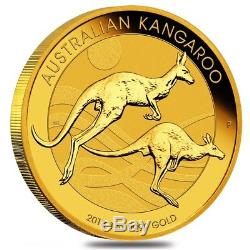 Lot of 2 2018 1 oz Australian Gold Kangaroo Perth Mint Coin. 9999 Fine BU In