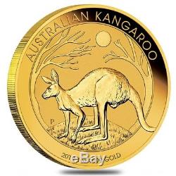 Lot of 2 2019 1 oz Australian Gold Kangaroo Perth Mint Coin BU In Cap