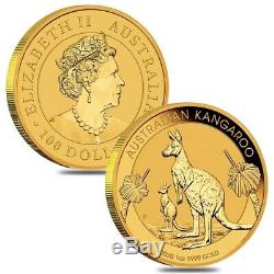Lot of 2 2020 1 oz Australian Gold Kangaroo Perth Mint Coin. 9999 Fine BU In
