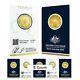 Lot Of 5 2017 1/4 Oz Gold Kangaroo Coin Royal Australian Mint Veriscan. 9999 F