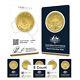 Lot Of 5 2017 1 Oz Gold Kangaroo Coin Royal Australian Mint Veriscan. 9999 Fin