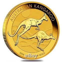 Lot of 5 2018 1/10 oz Australian Gold Kangaroo Perth Mint Coin. 9999 Fine BU