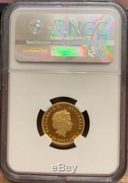 Low mintage 2015 Perth Mint 1/4 Oz Gold Koala NGC PF70 Ultra Cameo Proof