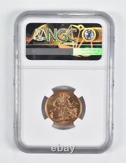 MS62+ 1903-S Australia 1 Sovereign Gold Coin NGC 1673