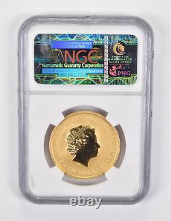 MS70 2009-P Australia $100 Gold Kangaroo NGC 1897