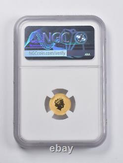 MS70 2017-P Australia $5 Year Of The Rooster 1/20 Oz. 999 Fine Gold NGC 2936