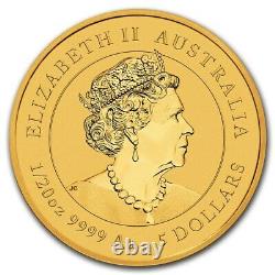 NEW 2021 1/20thOZ PURE. 9999 GOLD YEAR of the OX PERTH MINT GEM $178.88