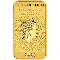 ON SALE! 2018 1 oz Australian Rectangular Gold Dragon Coin (BU)
