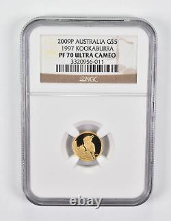 PF70 UCAM 2009-P Australia $5 Gold 1997 Kookaburra NGC 1937