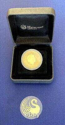 Perth Mint Gold 2013 1/2 oz. 9999 Lunar Year of the Snake low mintage BU UNC