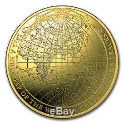 Presale 2018 Australia 1 oz Gold $100 Map of the World Domed Proof Coin