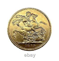 Queen Victoria Gold Australia 1879 sovereign