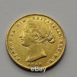 Queen Victoria Sovereign Australian Sydney Mint 1868 Gold Coin