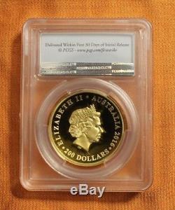 RARE 2oz Gold! 300 Minted! 2016P QUEEN 90th Birthday High Relief, PCGS PR70 DCAM