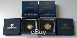 Royal Australian Mint 2013 Six Coin Decimal. 9999 Gold Proof Set ONLY 500 Minted