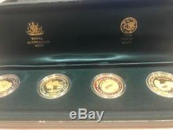 SYDNEY 2000 OLYMPIC GOLD COIN PICTOGRAM SET 4 COINS Royal Australian Mint