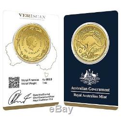 Sale Price 2017 1 oz Gold Kangaroo Coin Royal Australian Mint Veriscan. 9999 F