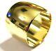 Size O Huge Genuine 9k 9ct Yellow Gold Full Solid 16mm Extra Wide Band Ring