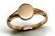Size P Kaedesigns New Genuine Solid New 9ct 9k Rose Gold Oval Signet Ring