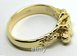 Size Q Kaedesigns New Genuine 9ct 9k Genuine Solid Yellow Gold Making Love Ring