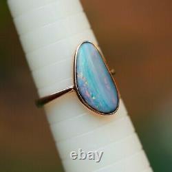 Sold Not available Australia Boulder Opal Ring 18k Rose gold 18.20cts KG112