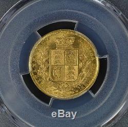Sovereign 1884-S PCGS AU58 Australia Shield Sov Gold S-3855 Sydney Rare Type