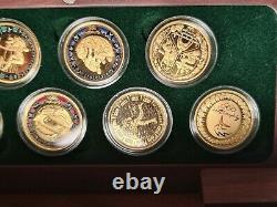 Sydney Olympics 2000 $100 8 x Gold Coin Set 80 grams total weight