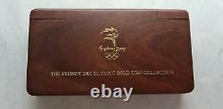 Sydney Olympics 2000 $100 8 x Gold Coin Set 80 grams total weight