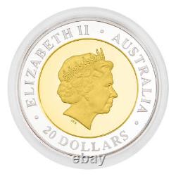 The Australia 2000 Bi-Metal Millenium Gold-Silver Proof-Like Coin Perth Mint