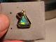 Triangle Opal Pendant Solid 14 K Yellow Gold
