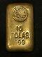 Vintage Perth Poured. 999 Gold Bar 10 Tolas Left Facing Swan Extremely Rare
